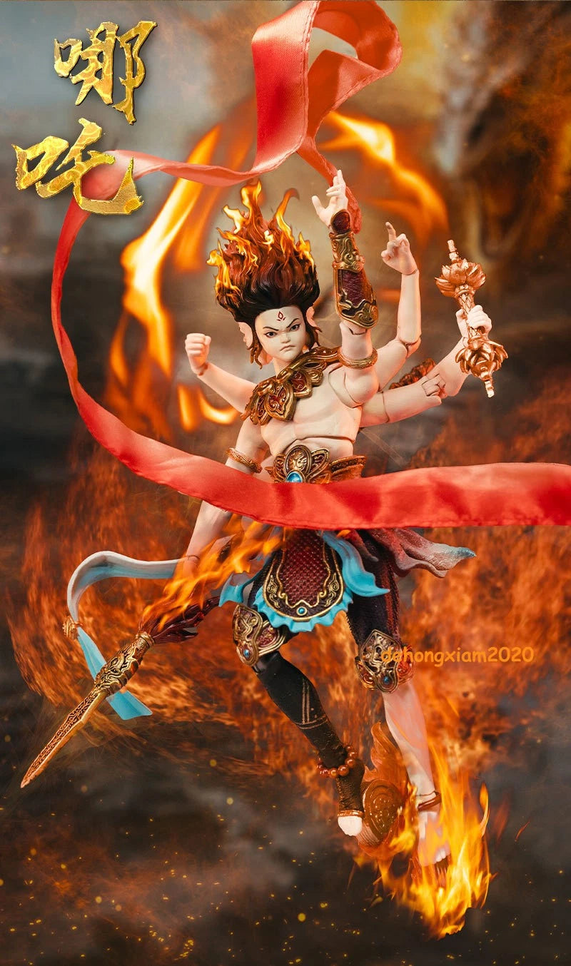 FancyRealm 1/12 FENGSHEN NEZHA Action Figure Model Doll Toy IN STOCK Deluxe Ver FANCYREALM - KOEEK