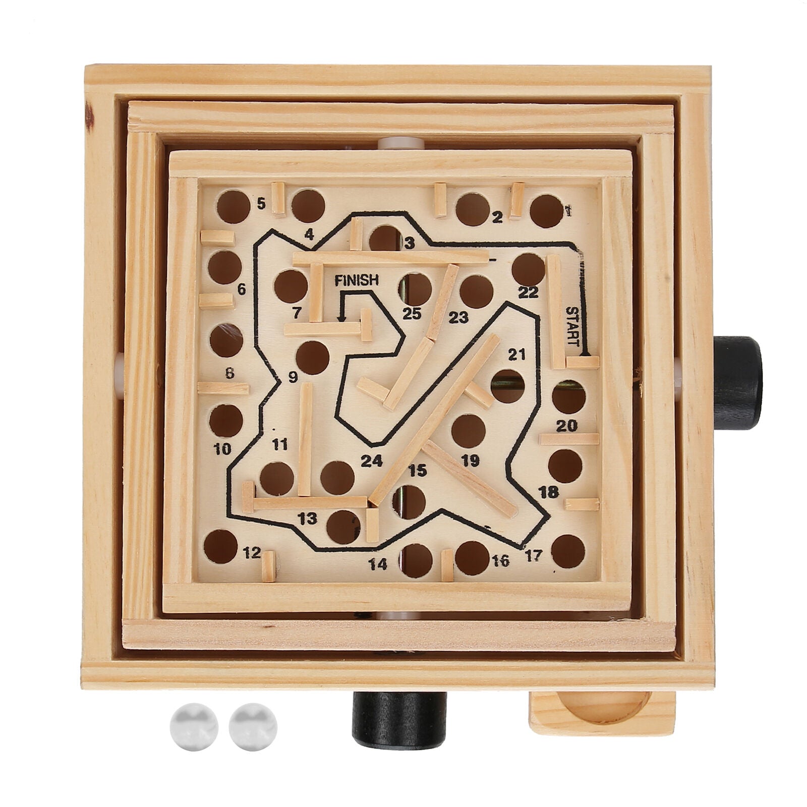 new Wooden Maze Puzzle Toy Balances Board Table Maze Game Prevent Dementia For E HPT koeek - KOEEK