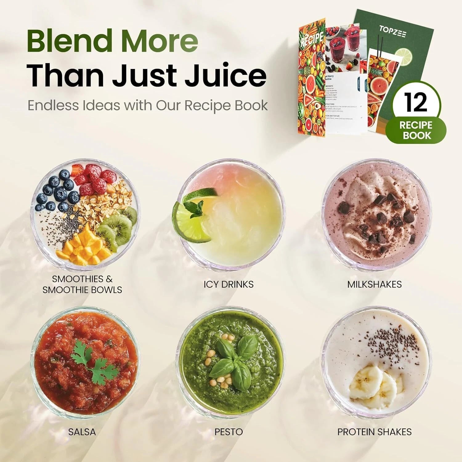 Smoothie Blender, 1000 Watt Smoothie Machine Personal Portable Blender. 07FC0E-D4 - KOEEK