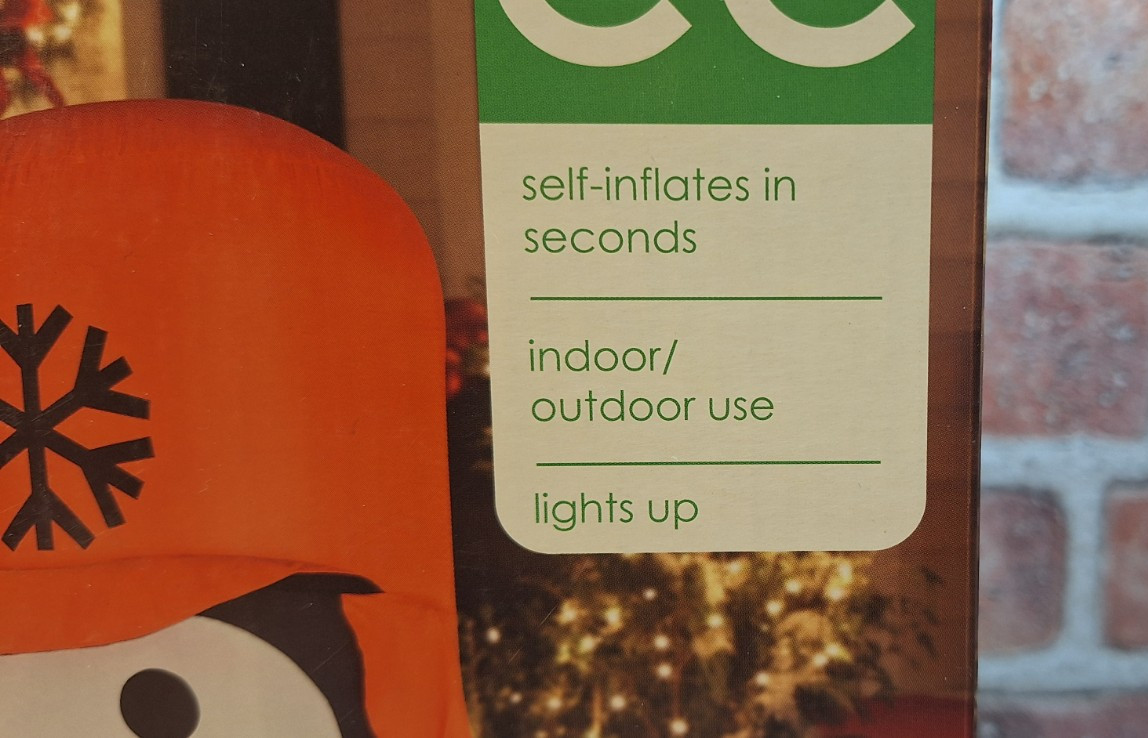 Gemmy 6ft Hunting Penguin Airblown Inflatable LED LIGHTS Christmas Decor Yard GEMMY - KOEEK