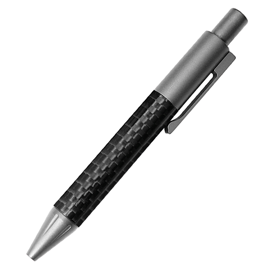 EDC Titanium Alloy Carbon Fiber Ballpoint Pen Business Signature Rollerball Pen 07FC0E-D4 - KOEEK