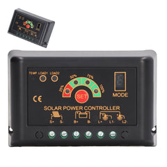 new Multifunction Solar Controller 15A SolarPanel Charging Regulator 12V 24V koeek - KOEEK