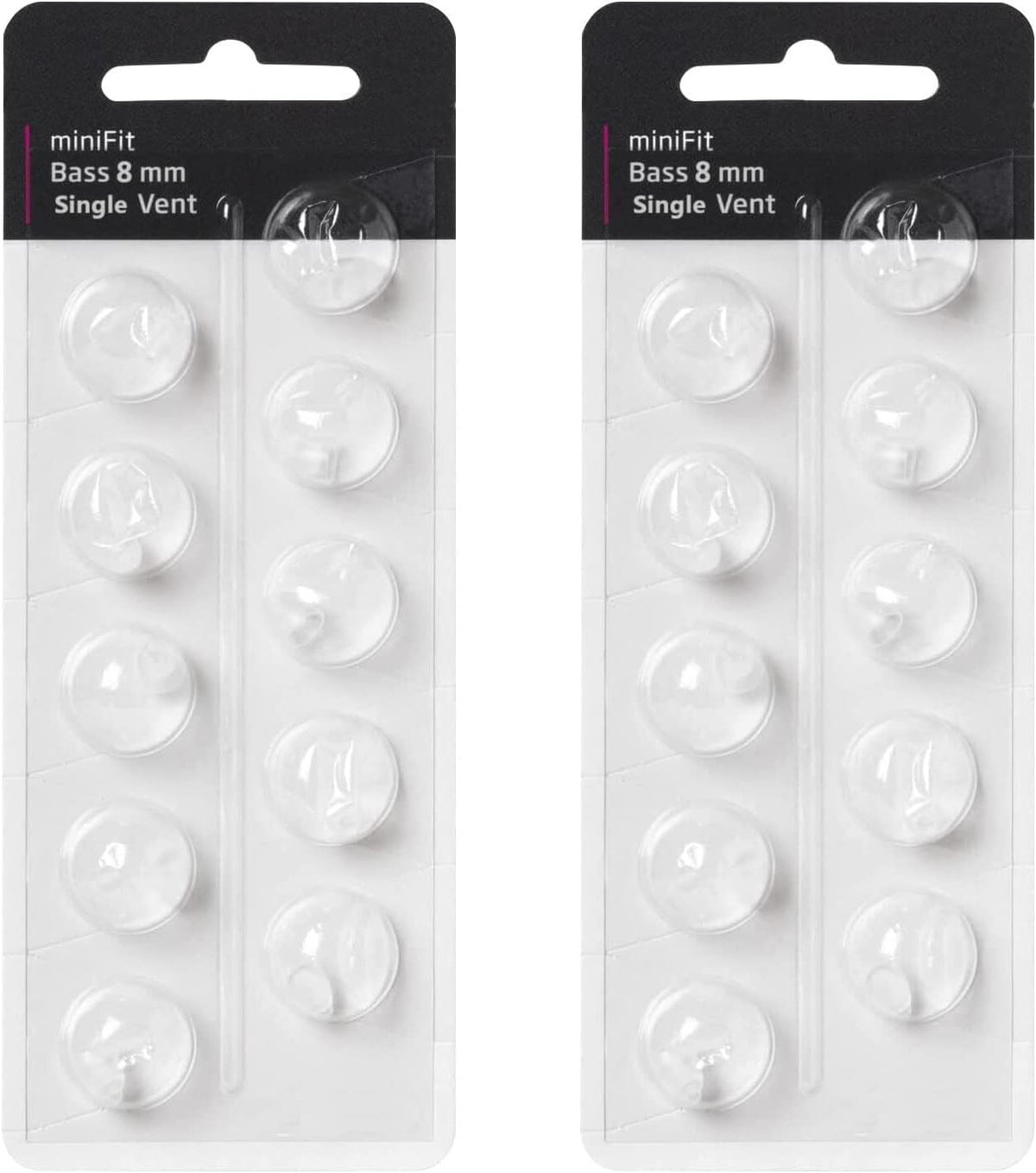 new Hearing Aid Domes for Oticon MiniFit Single Vent Bass Domes: 2 Packs (8mm),... 07FC0E-D4 - KOEEK