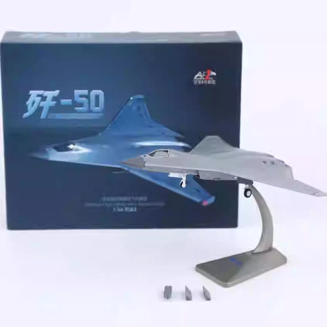 1:144 AF1 J-50 CHINA The Sixth-generation Stealth Fighter Jet Diecast Model 07FC0E-D4 - KOEEK