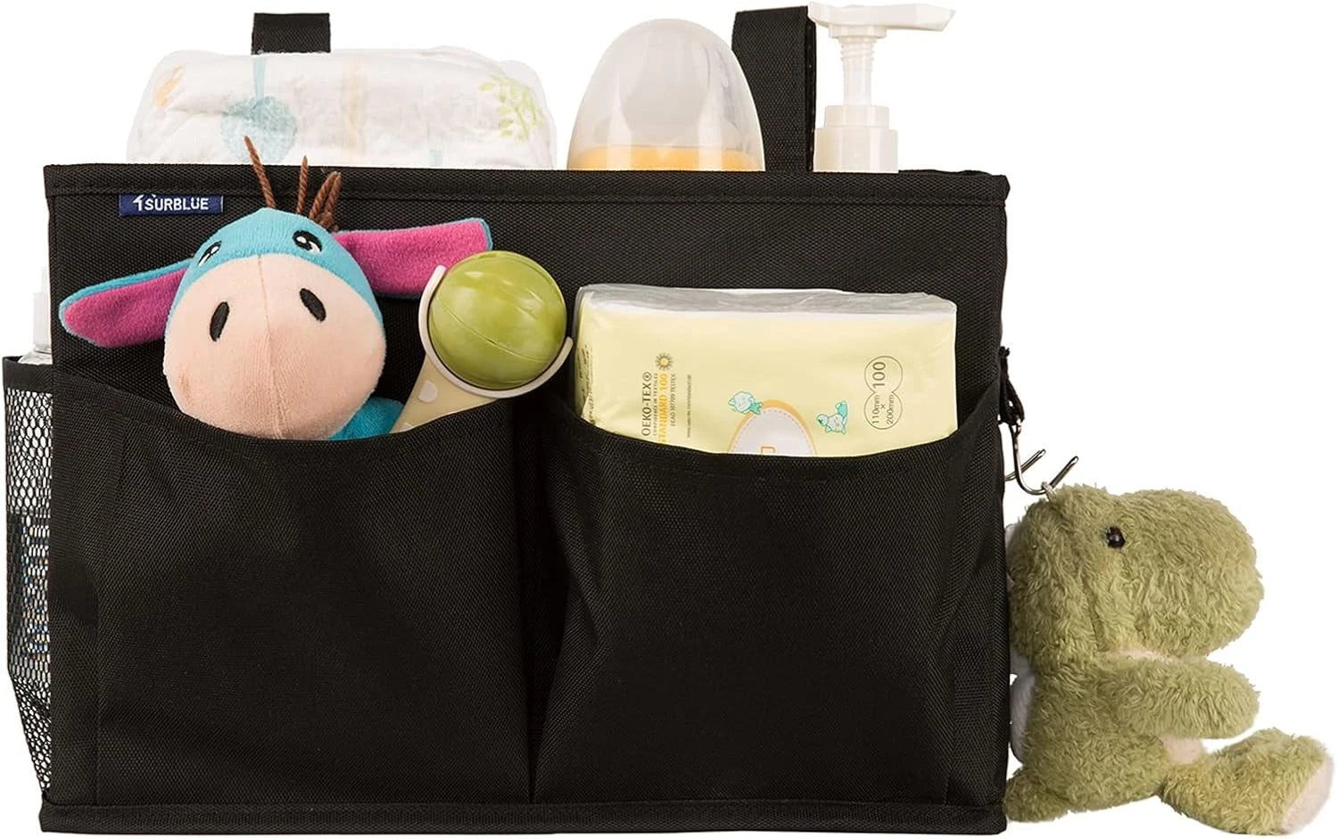 Caddy Hanging Organizer Bedside Storage Bag for Bunk and Hospital Beds, Small 07FC0E-D4 - KOEEK