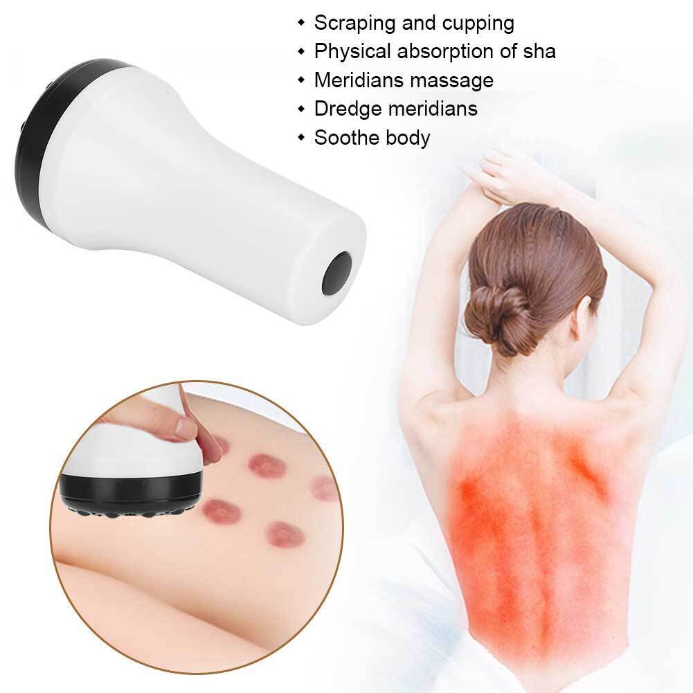 new Electric Scraping Therapy Machine Cupping Massager Anti Cellulite Detox HGF koeek - KOEEK