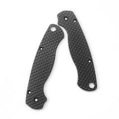 1 pair Aluminum Alloy  Grip Handle Scales for Spyderco C81 paramilitary2 Knives 07FC0E-D4 - KOEEK
