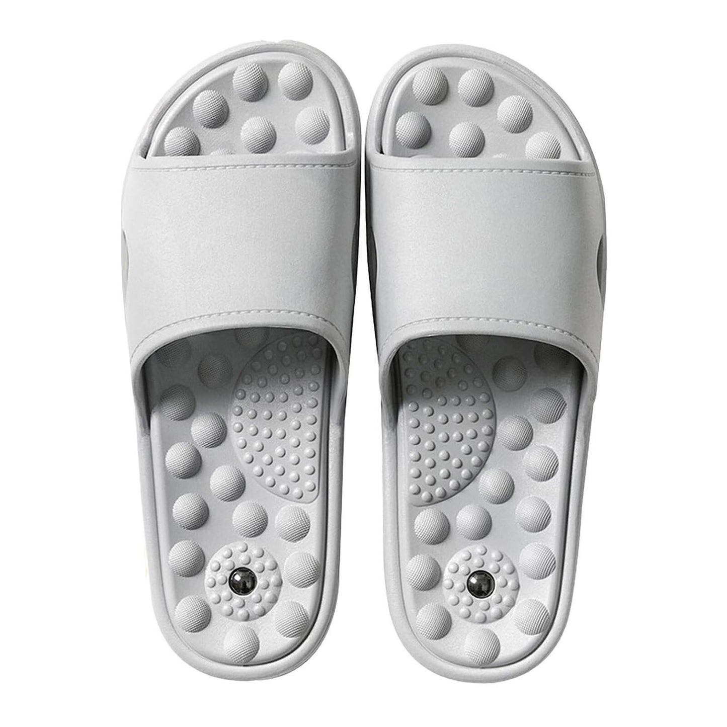 new 1 Pair Reflexology Sandals Foot Massager Slippers Acupressure Acupuncture Shoes koeek - KOEEK