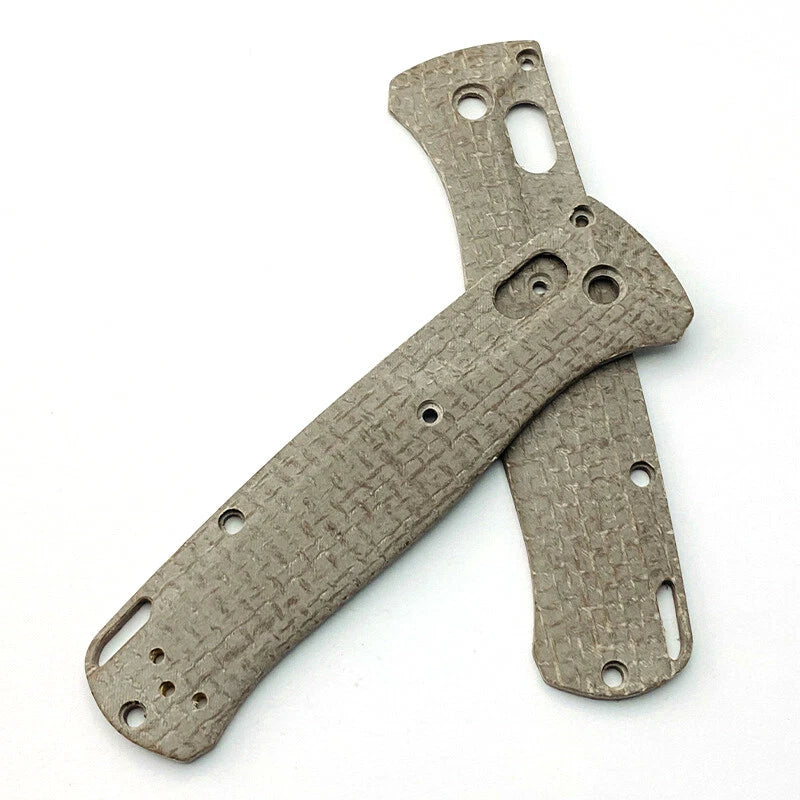 1 Pair Custom Scales Micarta Handle Patch For Benchmade Bugout 535 Folding Knife 07FC0E-D4 - KOEEK