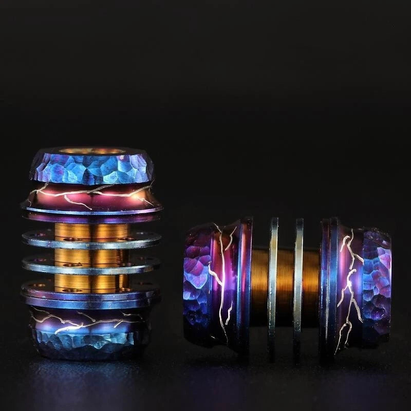 Handmade Titanium Knife Lanyard Bead Paracord Necklace Pendant Bracelet DIY EDC 07FC0E-D4 - KOEEK