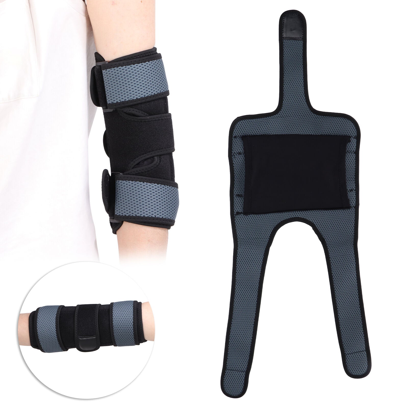 new Breathable Elbow Brace Elbow Brace Arthritis Support For Ulnar Nerve Damage koeek - KOEEK