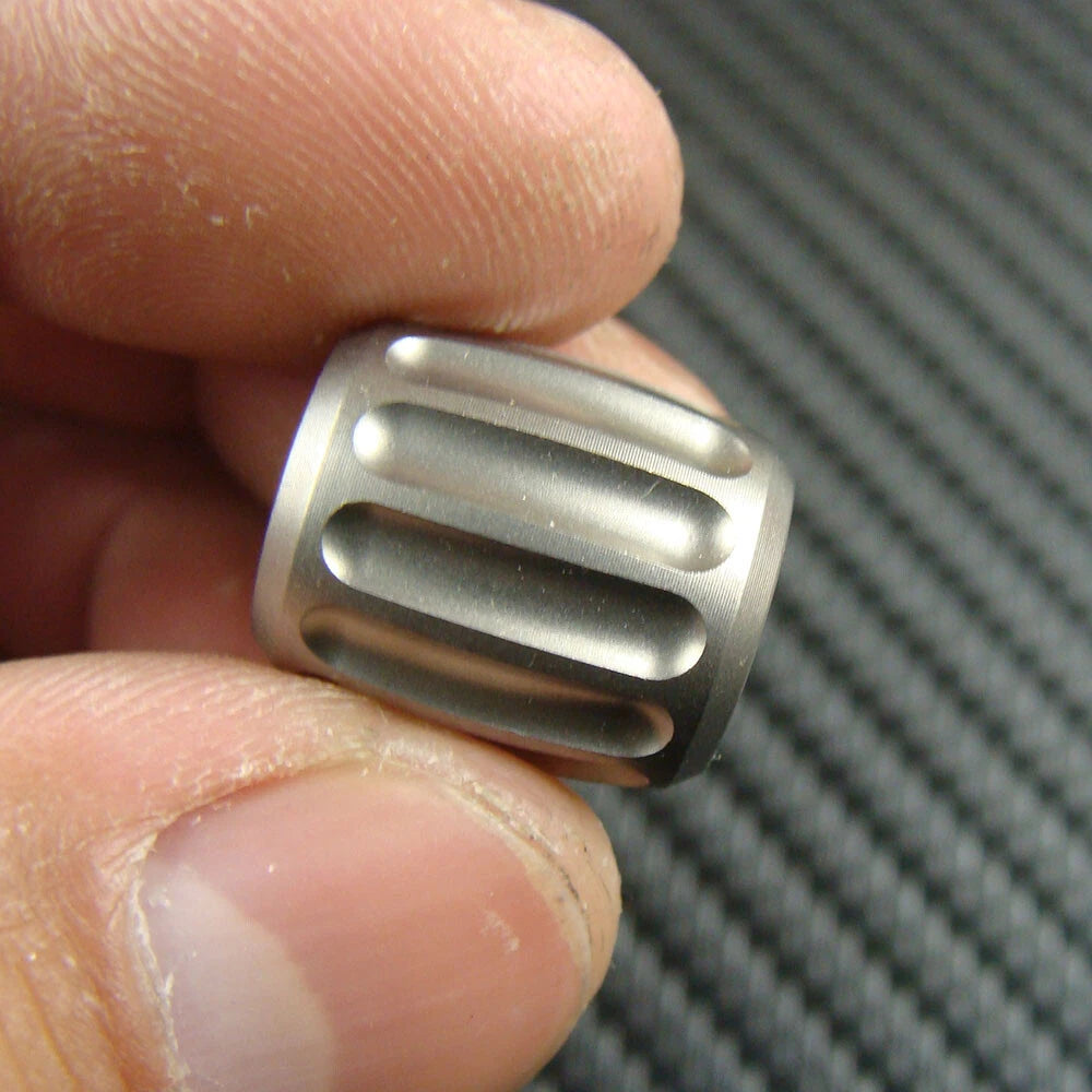 Titanium Alloy Lanyard Bead Knife Tool Beads Ti Paracord Beads Edc Pendant Gifts 07FC0E-D4 - KOEEK