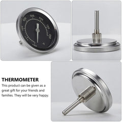 Durable Bimetal Thermometer Stainless Steel Oven Cooking Dial Thermometer 07FC0E-D4 - KOEEK