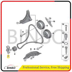 For BMW X5 2010-2018 11317557741 Timing Chain Tensioner 07FC0E-D4 - KOEEK
