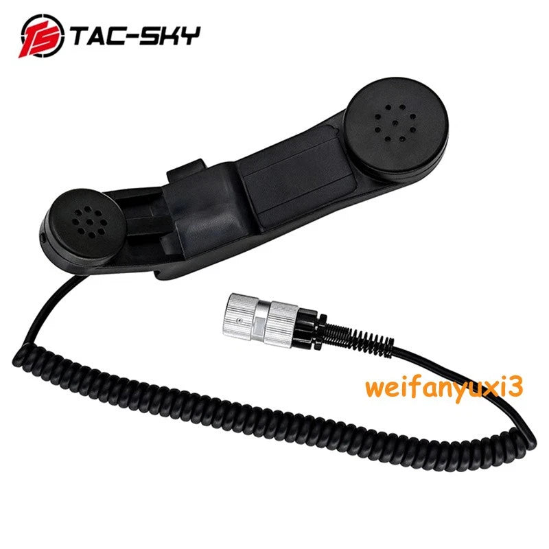 US! Tactical H250 Handset Handheld 6-Pin Speaker Micophone for PRC-152/148 Radio 07FC0E-D4 - KOEEK