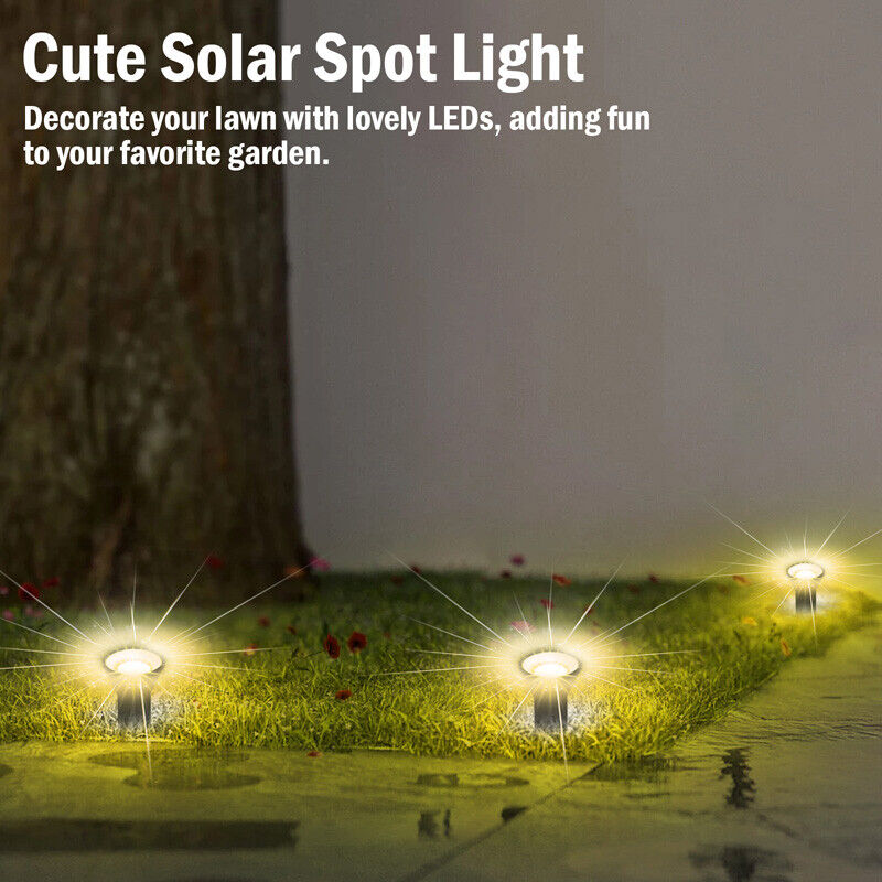 nye Luces LED Solares De Patio Lamparas Solares Patio Luz Solar Para Jardin 10 Luces