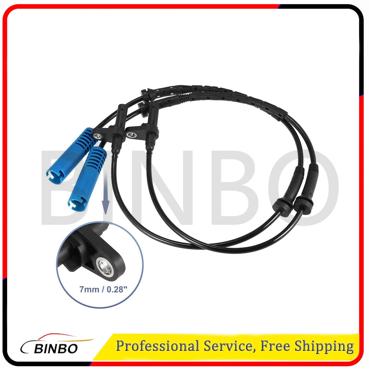 2PCS Front L/R ABS Wheel Speed Sensor 34526764858 For BMW 3 Series E92 E90 323i 07FC0E-D4 - KOEEK