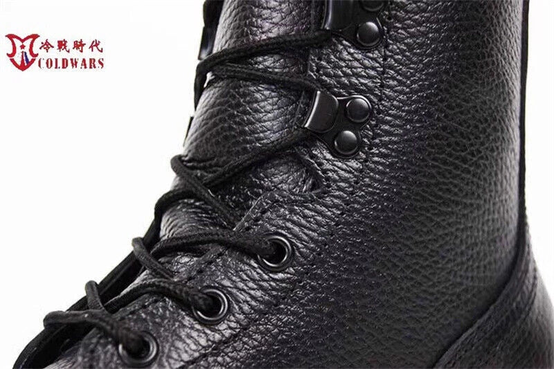 Russian DPR Men Motorcycle Combat Boots Military Boots Ankle Leather Shoes Boots 07FC0E-D4 - KOEEK