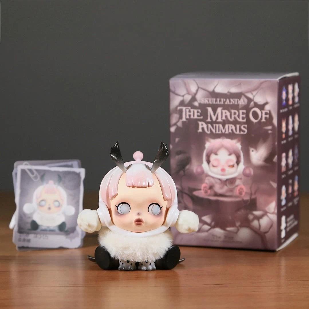 Skullpanda The Mare of Animals Series Confirmed Blind Box Figure Toys Xmas Gift SKULLPANDA - KOEEK