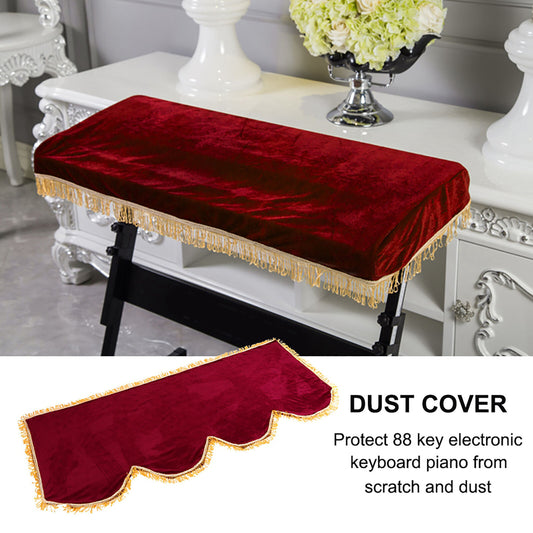 nytt Piano Keyboard Dust Cover For 88 Key Electronic Piano Dustproof Cover Durabl