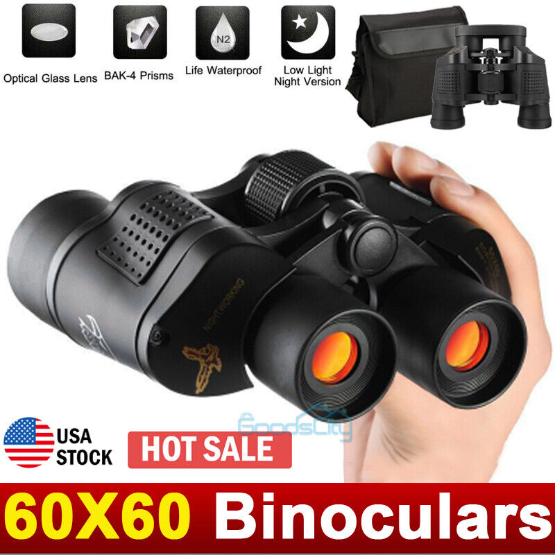 60X60 High Power Military Binoculars with Day/Night Vision