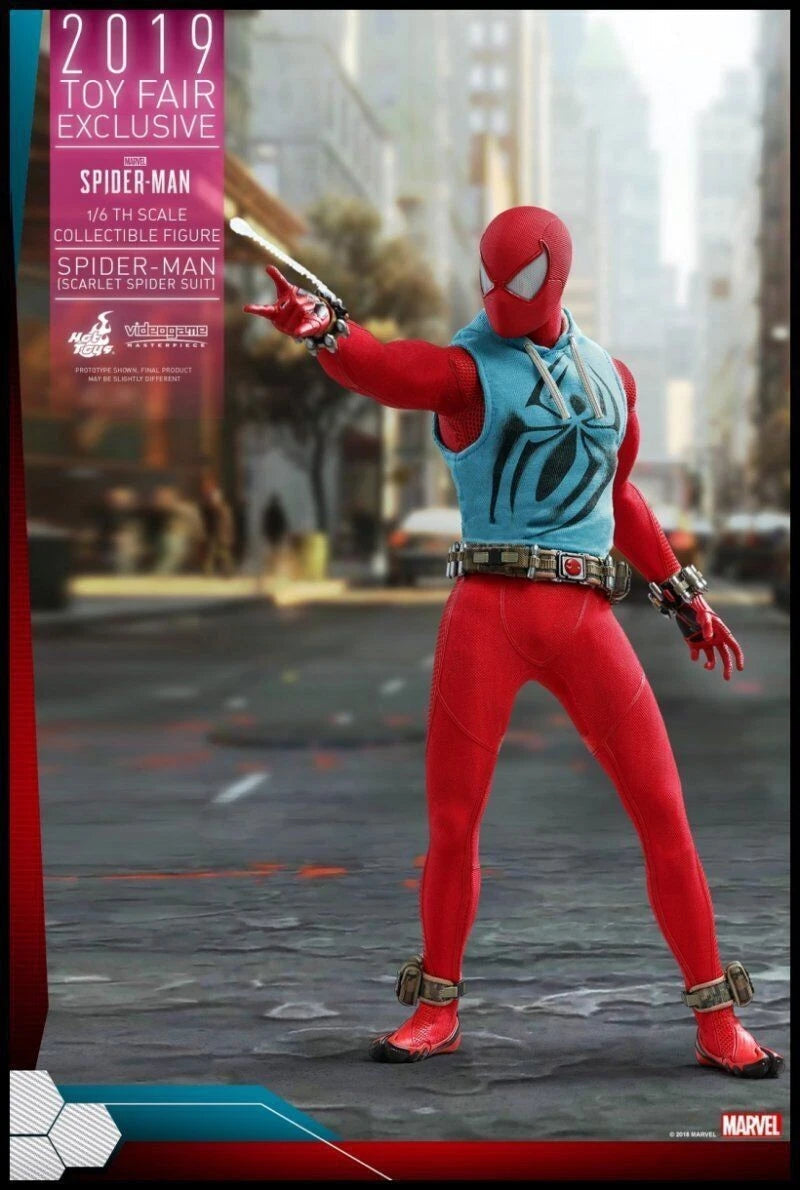 Hot Toys VGM34 Marvel's Spider-Man (Scarlet Spider Suit) 1/6 Action Figure HOT_TOYS - KOEEK