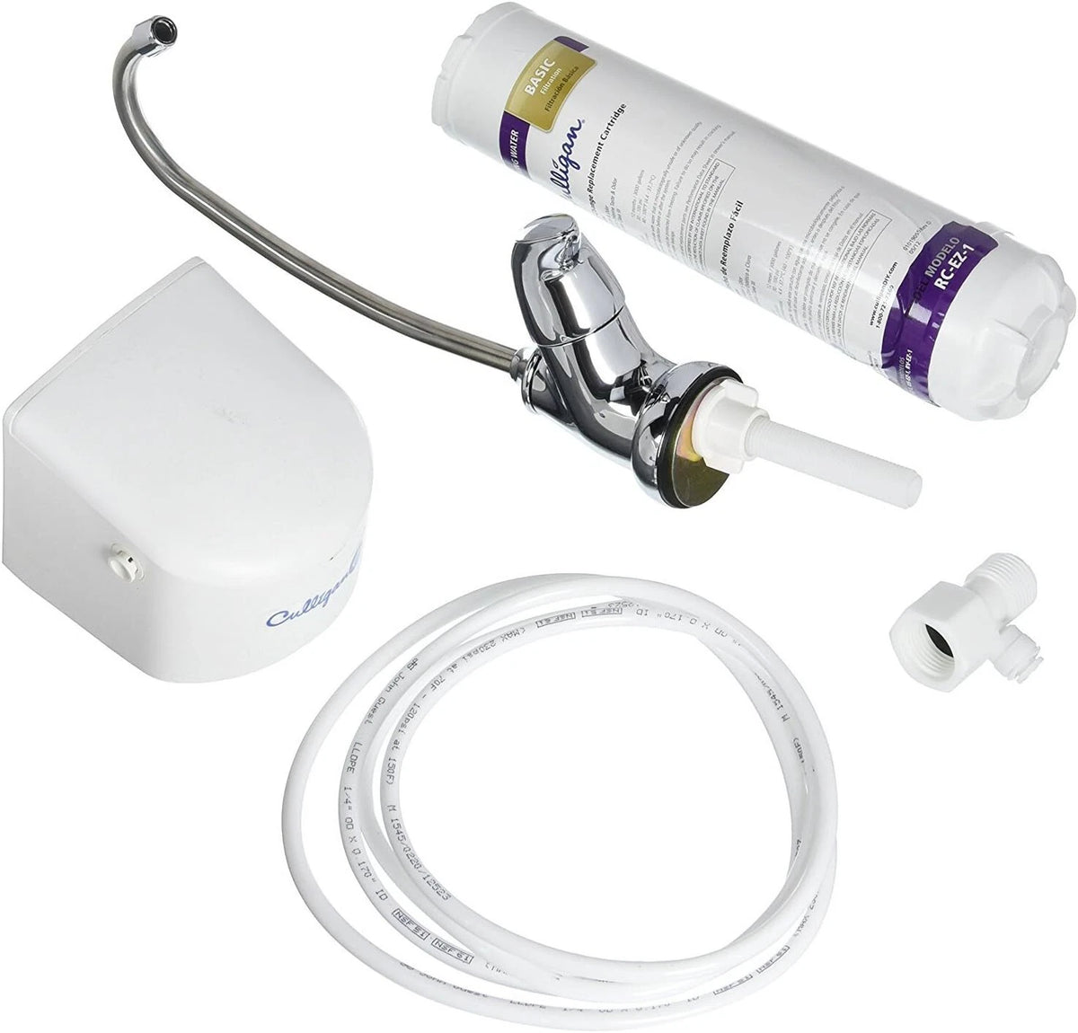Under-sink direct drinking water system with dedicated faucet and filter