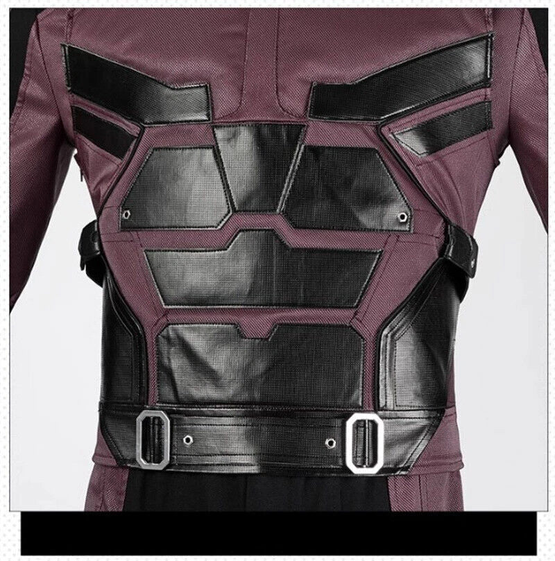 Marvel Comics Daredevil Cosplay Costume Outfits Jumpsuit Suit Carnival Halloween 07FC0E-D4 - KOEEK