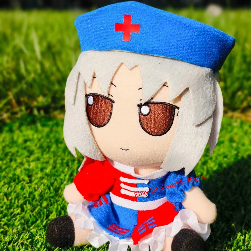 Anime Touhou Project Fumo Series Yagokoro Eirin Plush Doll Cartoon Gift 20cm 07FC0E-D4 - KOEEK