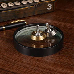 Spinning Top Finger Spinner Toys CNC Stainless Steel Brass Fidget Toy EDC Toys 07FC0E-D4 - KOEEK