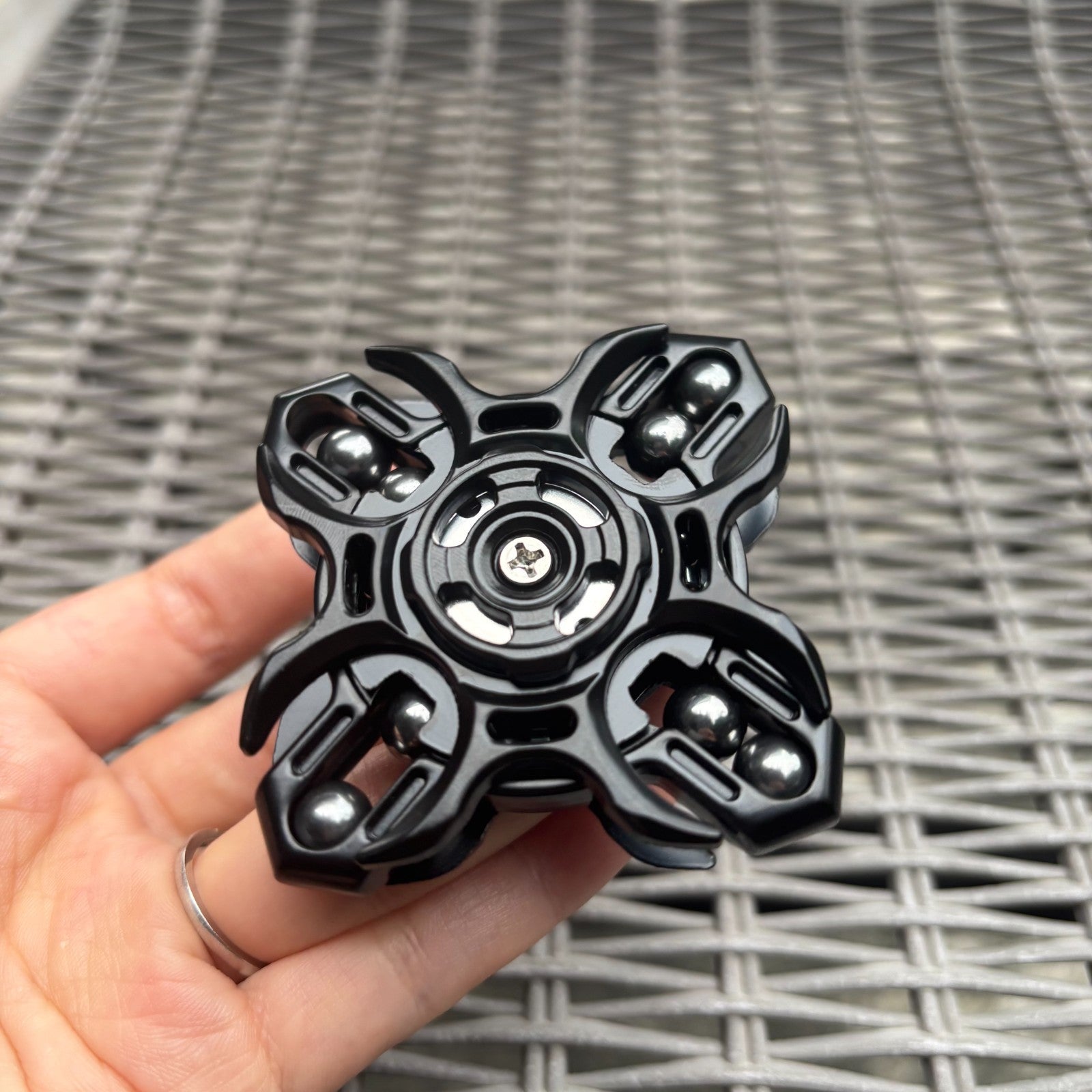 EDC Fidget Spinner Hand Spinner Double-Sided Linkage Stress Relief Toys 07FC0E-D4 - KOEEK