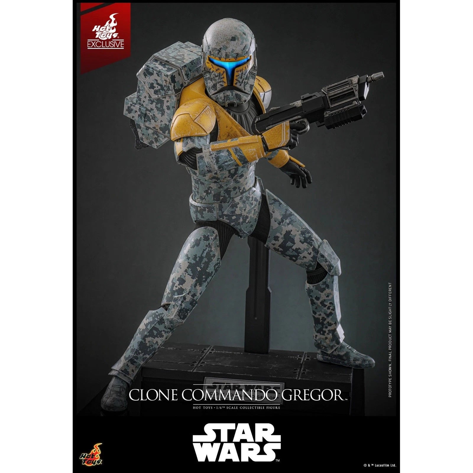 Hot Toys TMS155 1/6 Clone Commando Gregor 12 inch Collectible Action Figure HOT_TOYS - KOEEK