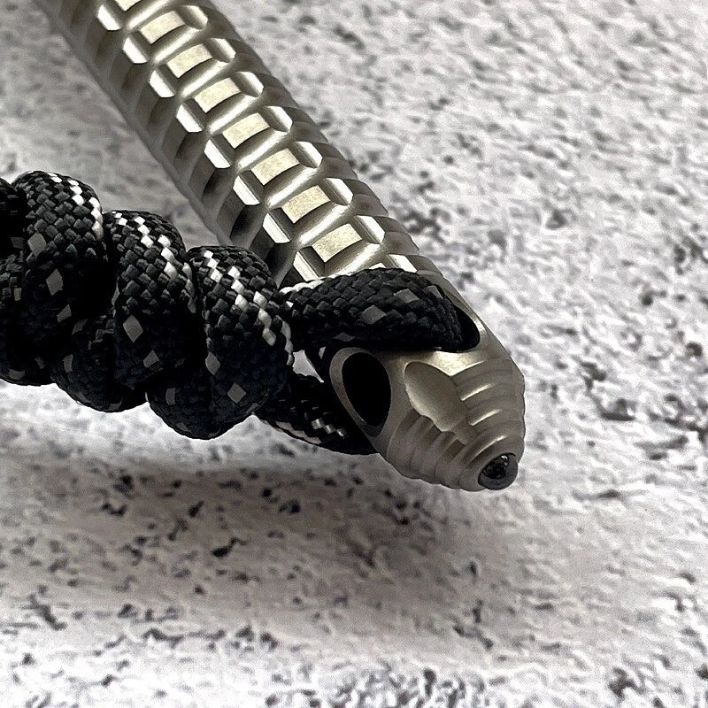 Titanium Outdoor Multi Tool EDC Tea Knife Ice Pick Tea Cake Pick with K Sheath 07FC0E-D4 - KOEEK