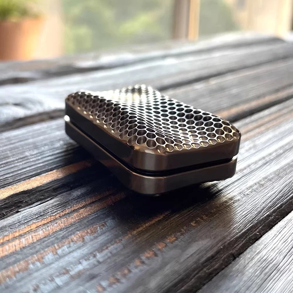 Coral Titanium Zirconium Unlimited Push Mechanical Haptic Slider Fidget Slider 07FC0E-D4 - KOEEK