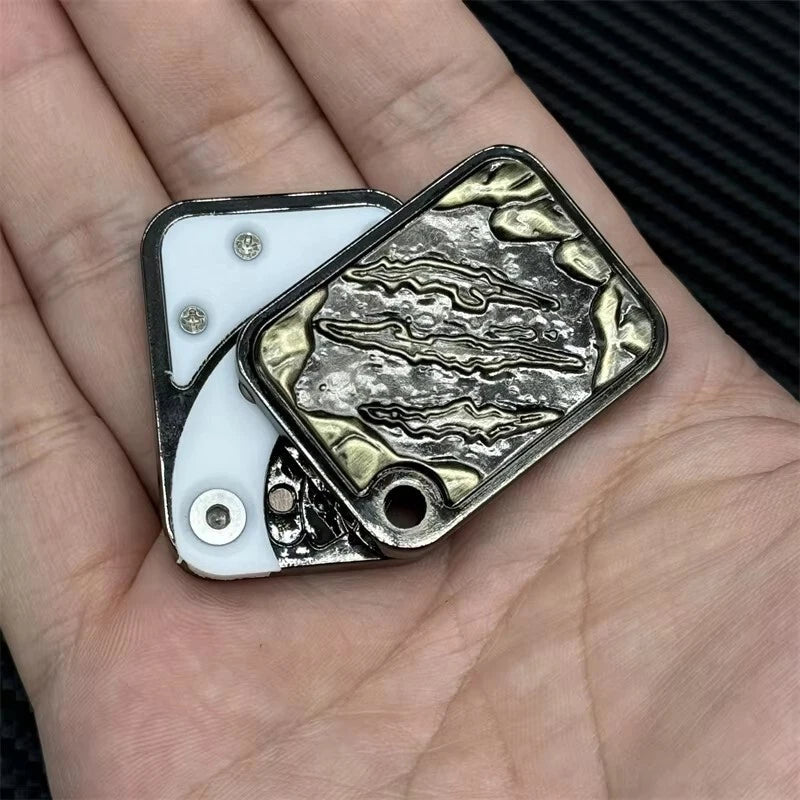 EDC 3D Dragon Embossed Fidget Slider Zinc Alloy Stress Relief Fidget Toys 07FC0E-D4 - KOEEK