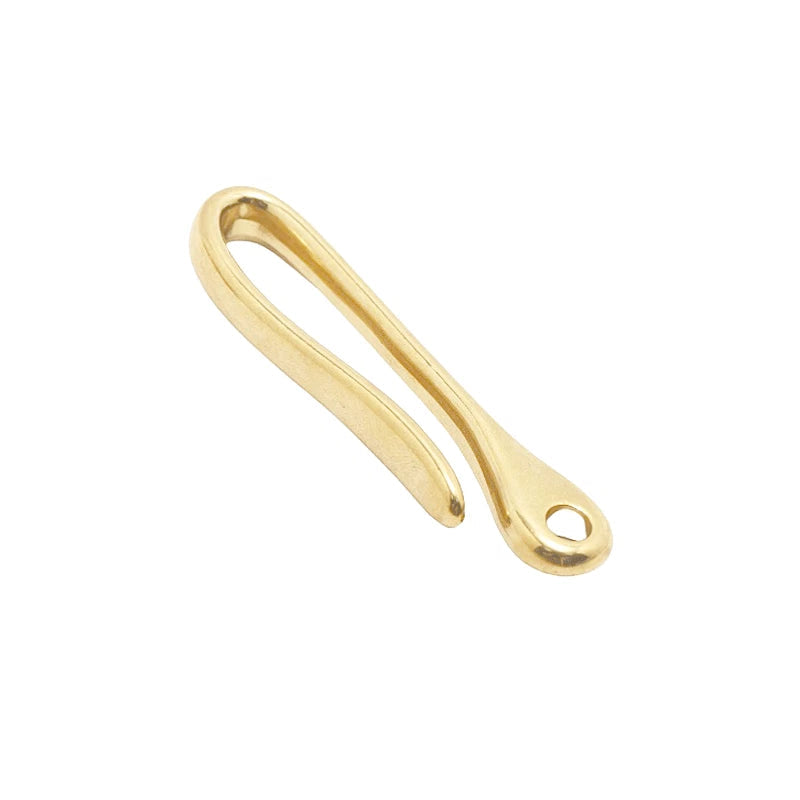 EDC Brass Belt keychain Belt Hook Keychain buckle accessories with Ring 07FC0E-D4 - KOEEK