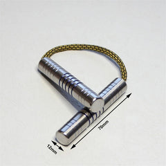 Titanium Alloy Finger Training Tool Boring Decompression Play Pendant Toy EDC 07FC0E-D4 - KOEEK