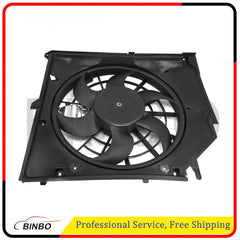 Radiator Cooling Fan Assembly For 2001 2002 2003 2004 2005 BMW 325Ci 330Ci 325i 07FC0E-D4 - KOEEK