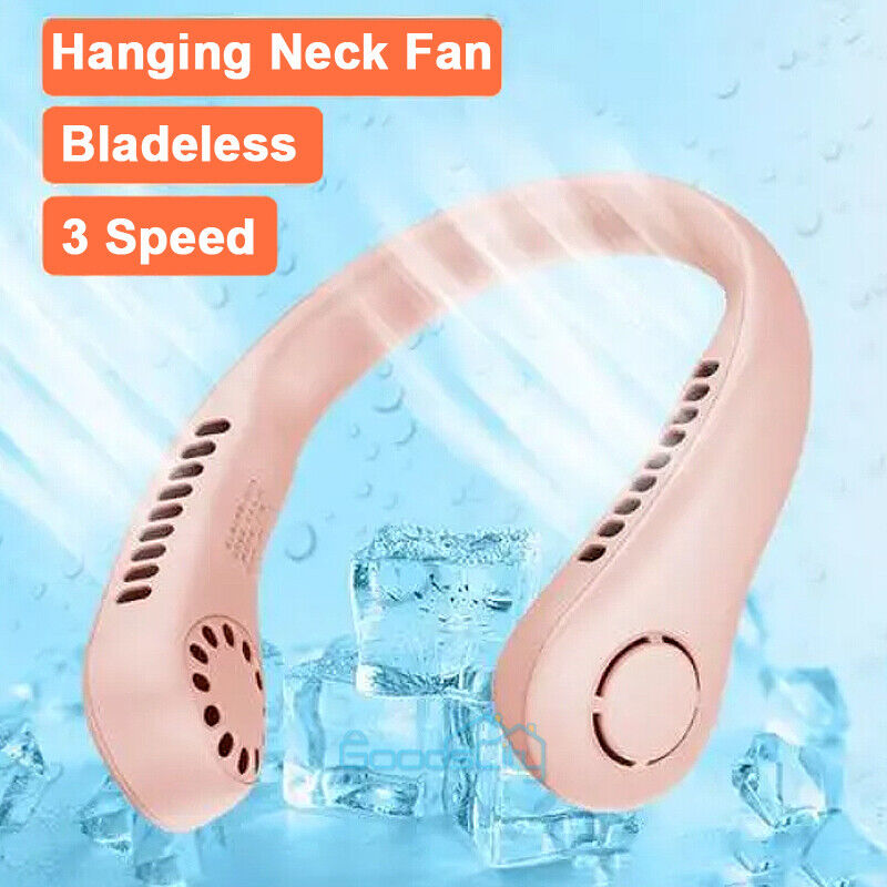 new USB Rechargeable Portable Hanging Neck Cooling Air Cooler Fan Air Conditioner