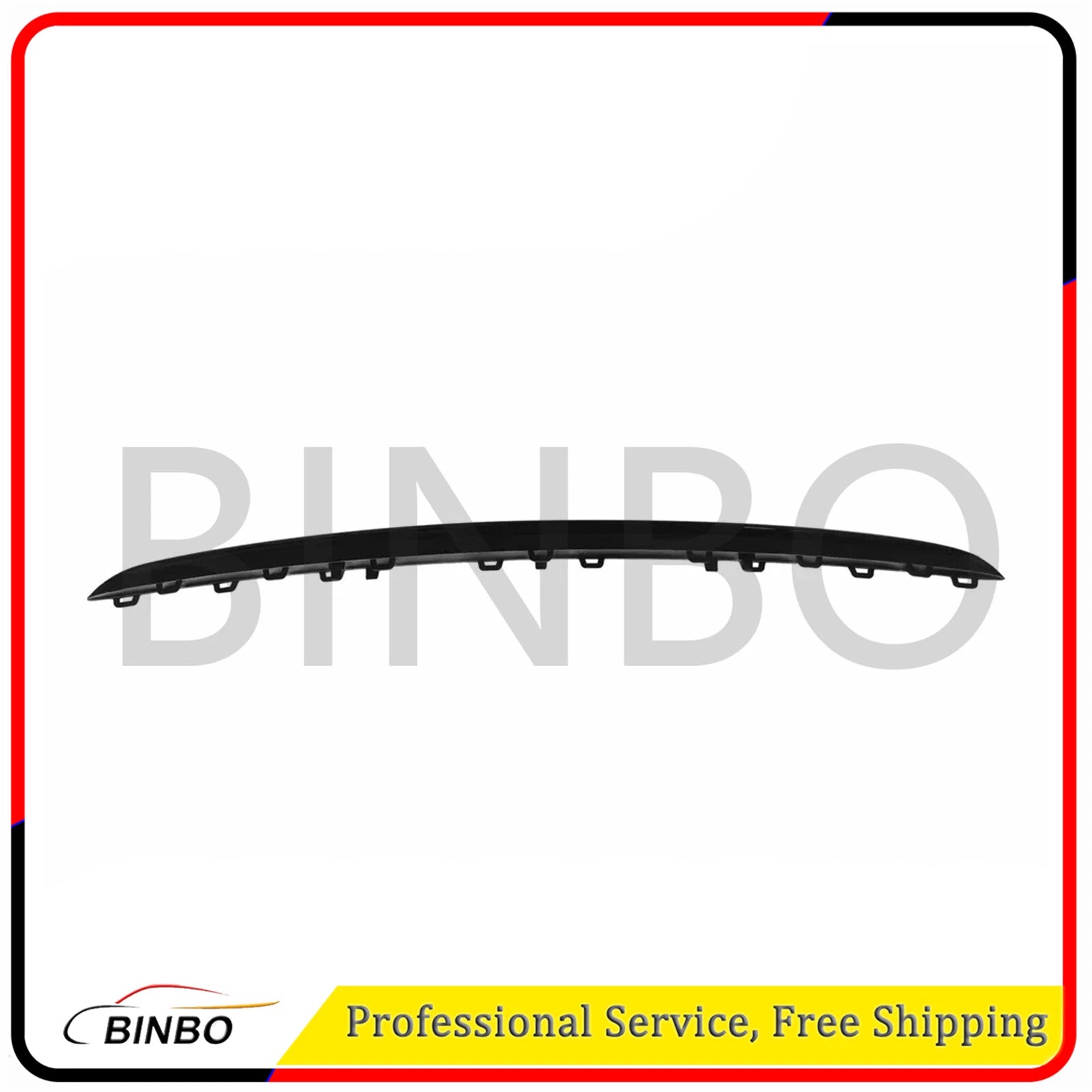 Hood Molding Grille Trim Glossy Black For 2011-2015 Mini Cooper 07FC0E-D4 - KOEEK