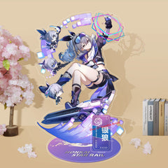 Anime Honkai: Star Rail Silver Wolf Stand Establish  Figure Acrylic Gift 07FC0E-D4 - KOEEK