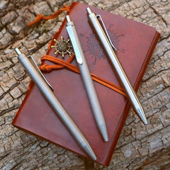 EDC Titanium Writing Pen Portable Signature Pen Stationery Office Ballpoint Pen 07FC0E-D4 - KOEEK