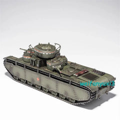 AM 1/72 Soviet T-35A Multi-Turret Heavy Tank with Opening Hatches Finished Model AM - KOEEK