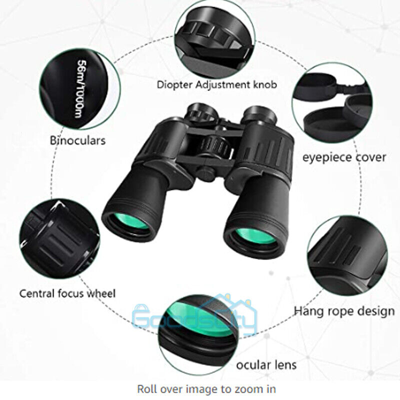 High Power Military HD 180x100 Zoom Binoculars for Hunting & Camping