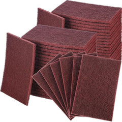 new 50 Pcs 7447 Fine General Purpose Scuff Pads 6 X 9 Inch Abrasive Hand Red 07FC0E-D4 - KOEEK