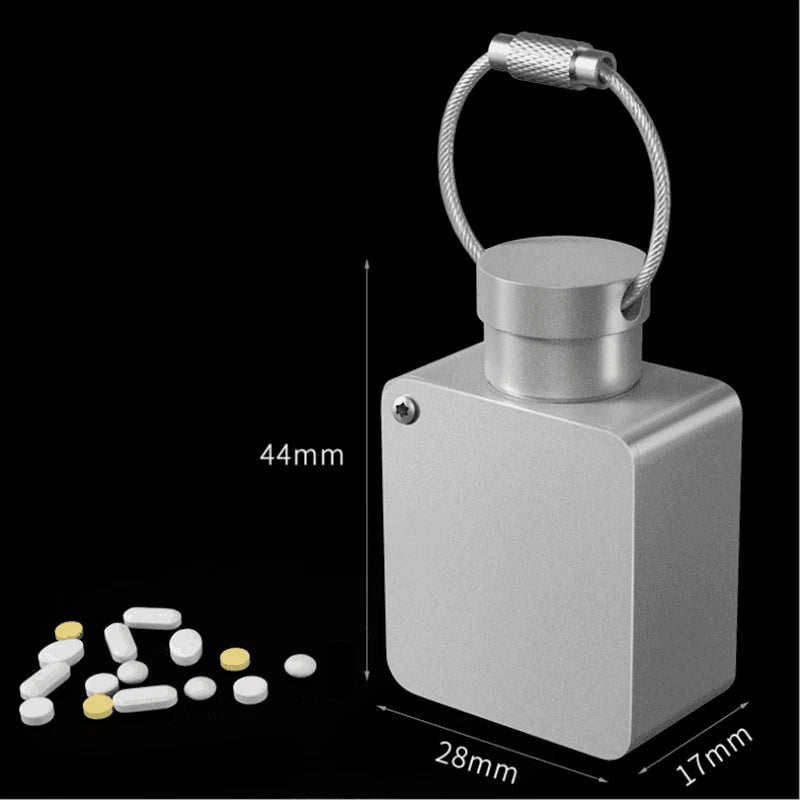 Mini Keychain Pill Separator Double Blade Cutter Portable Pill Slicer EDC Tool EDC - KOEEK