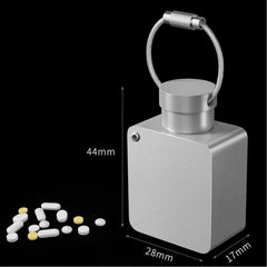 Mini Keychain Pill Separator Double Blade Cutter Portable Pill Slicer EDC Tool EDC - KOEEK
