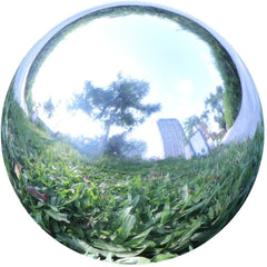 new Kesywale Gazing Balls for Garden, Home Outdoor Hollow Sphere 4 Inch, Silver KESYWALE - KOEEK