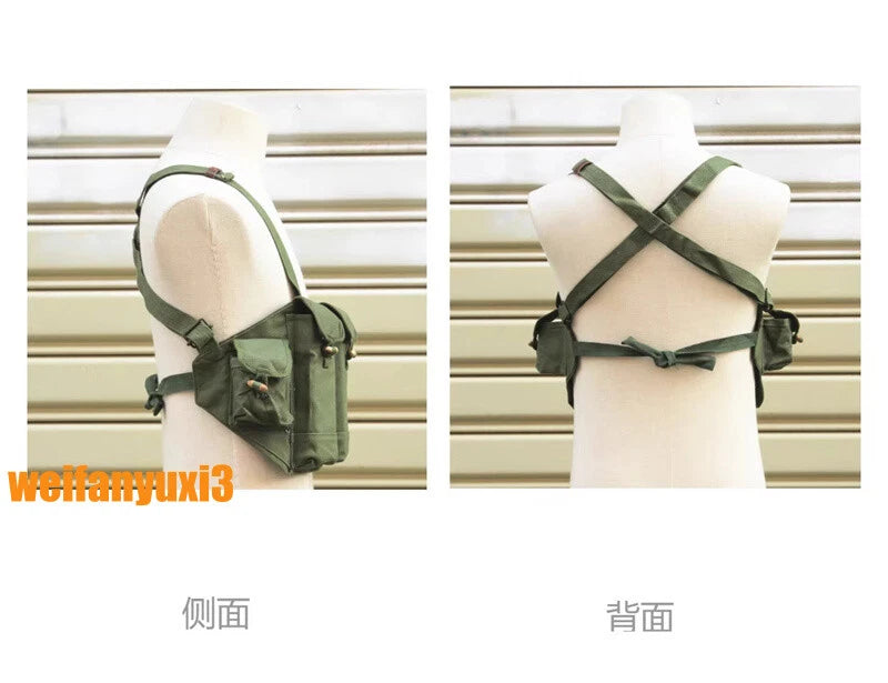 Chinese 56 Type Multi Pocket Tactical Vest Chest Rig Pouch Carrying Bullet Bag 07FC0E-D4 - KOEEK