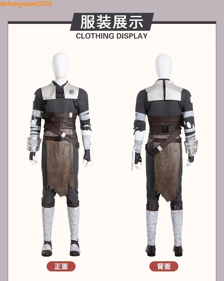 Star Wars Starkiller Men's Cosplay Costume Outfits Clothing Halloween Full Set 07FC0E-D4 - KOEEK